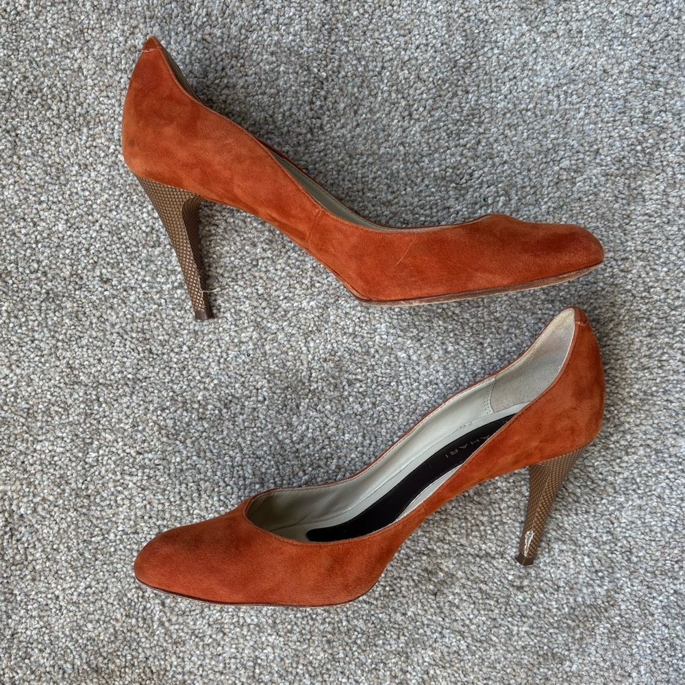 Elie Tahari Suede Heels